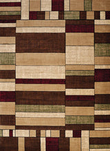 United Weavers Contours Echelon Burgundy Rug - front view