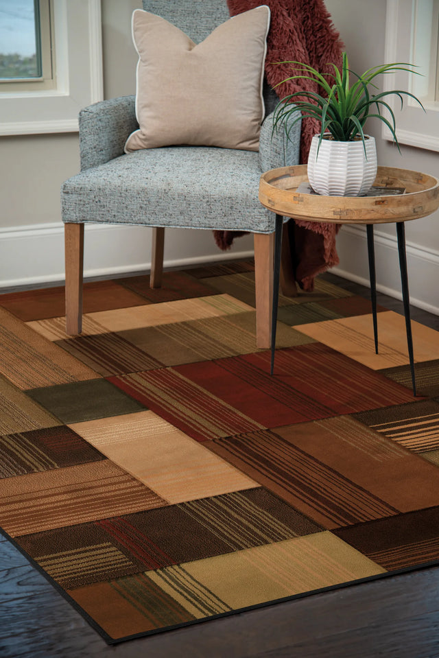 United Weavers Contours Transition Toffee Rug - room scene