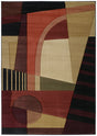 United Weavers Contours Urban Angles Green Rug - front view