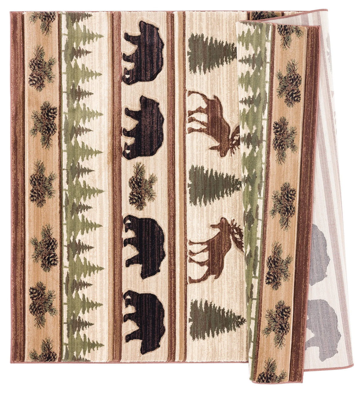 United Weavers Cottage Adler Beige Rug - backing detail
