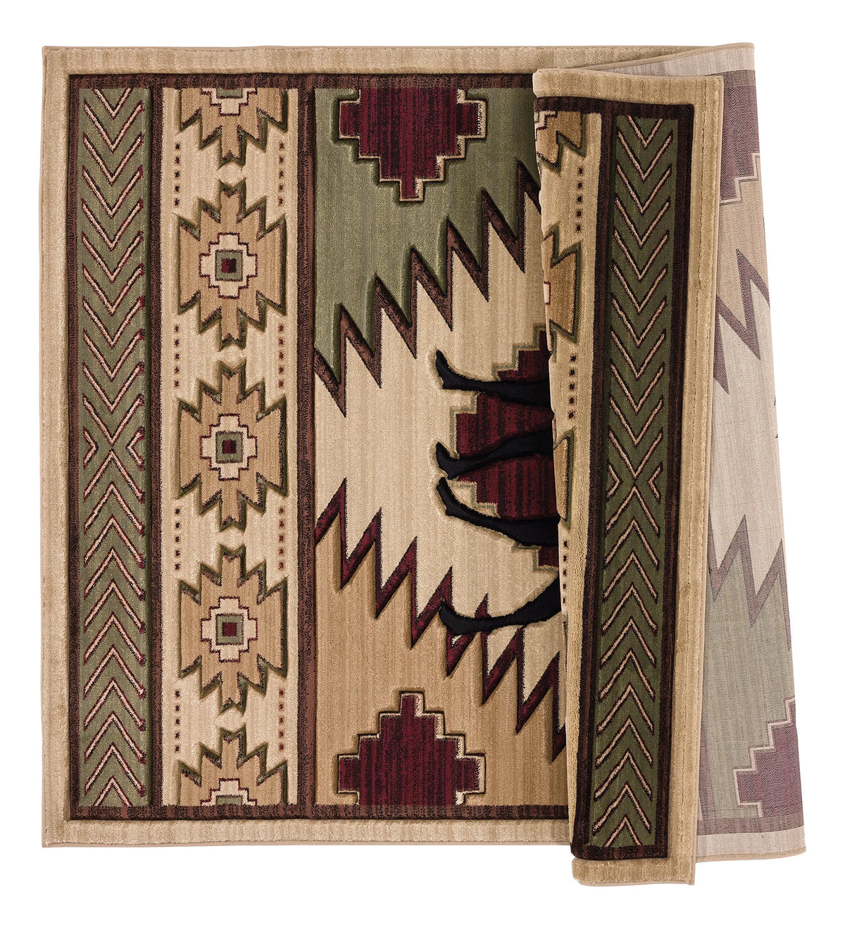 United Weavers Cottage Elka Beige Rug - backing detail