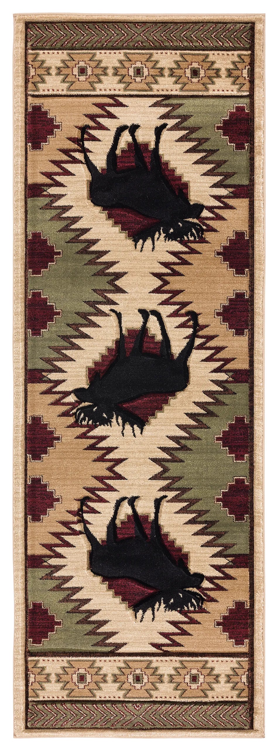 United Weavers Cottage Elka Beige Rug - runner front view