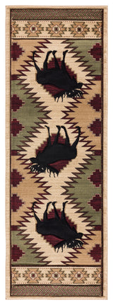 United Weavers Cottage Elka Beige Rug - runner front view