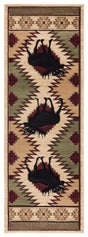United Weavers Cottage Elka Beige Rug - runner front view