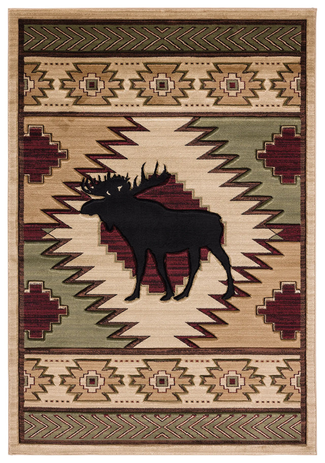 United Weavers Cottage Elka Beige Rug - front view