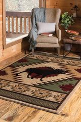United Weavers Cottage Elka Beige Rug - room scene