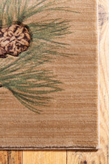 United Weavers Cottage Farmington Beige Rug - angle view