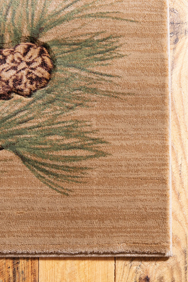 United Weavers Cottage Farmington Beige Rug - angle view