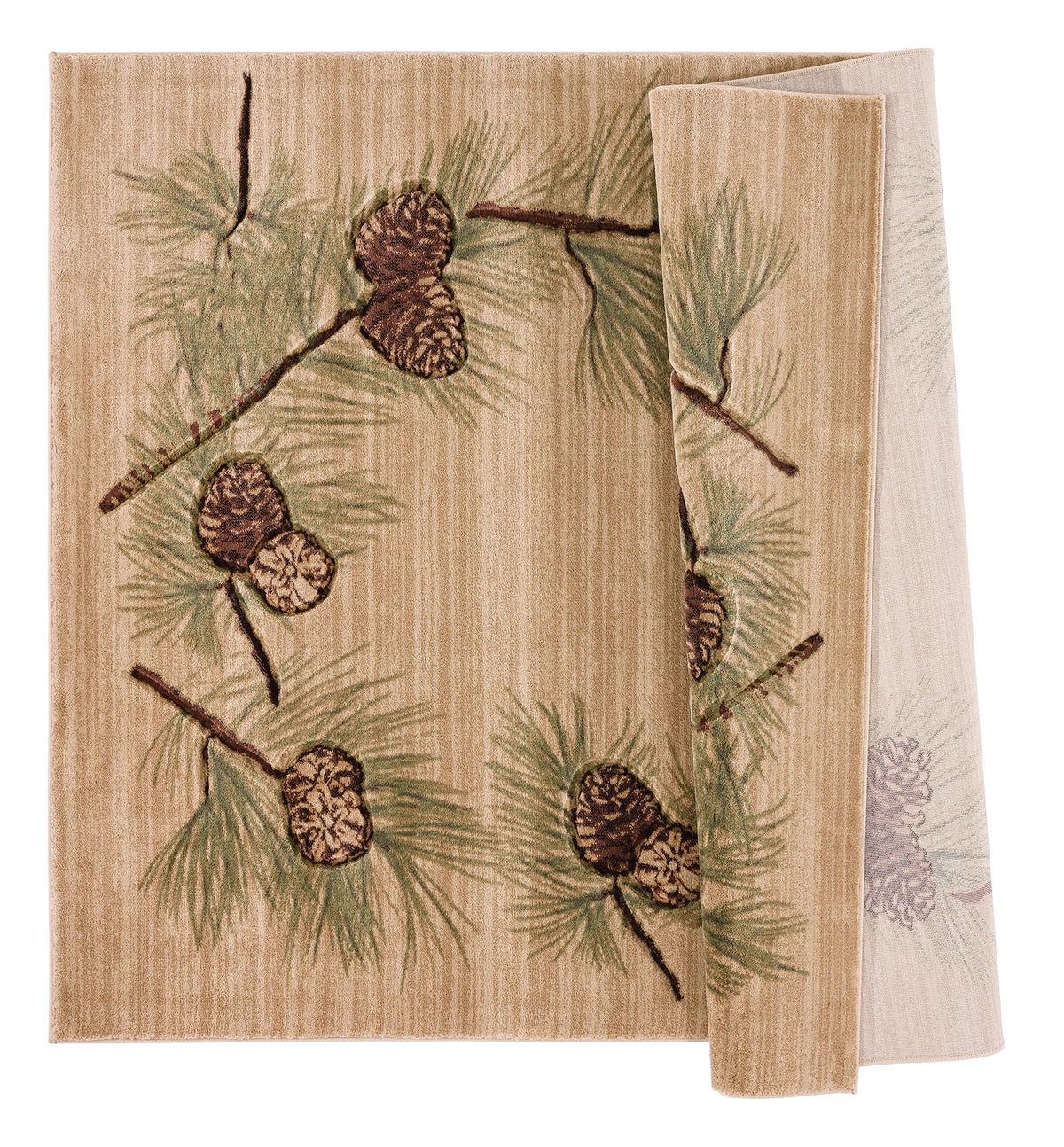 United Weavers Cottage Farmington Beige Rug - backing detail