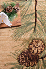 United Weavers Cottage Farmington Beige Rug - close-up detail