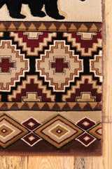 United Weavers Cottage Faywood Beige Rug - angle view