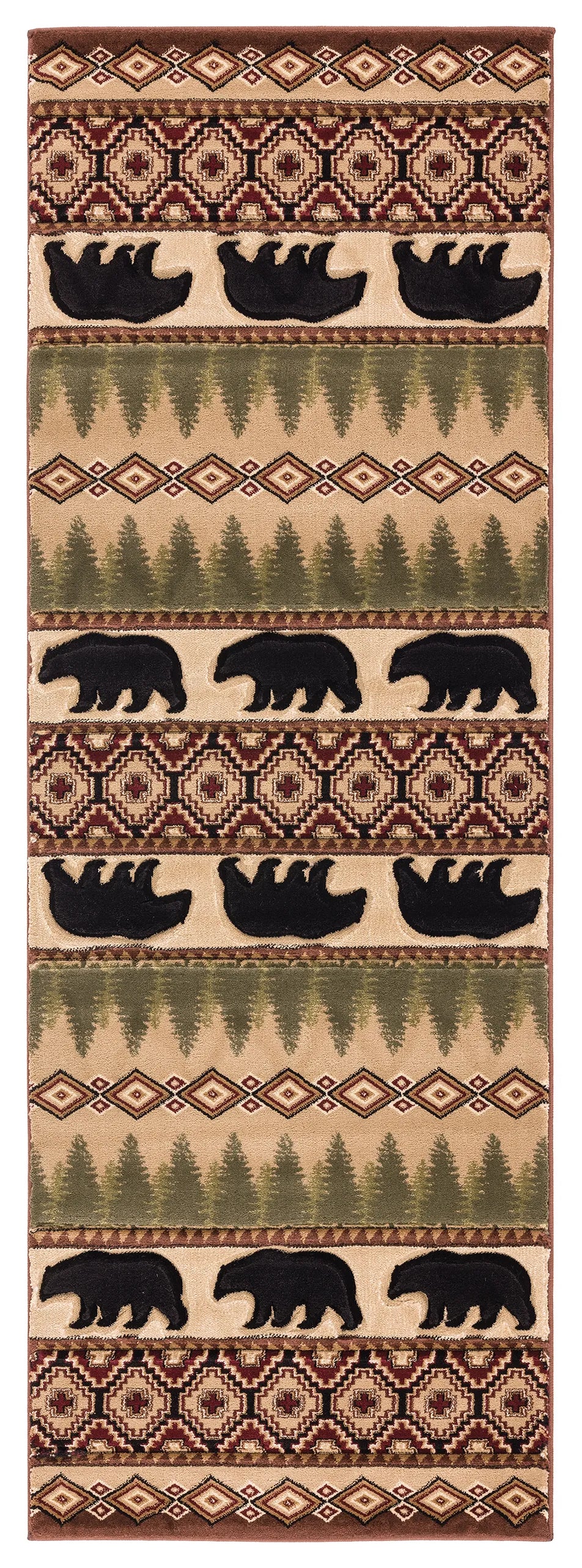 United Weavers Cottage Faywood Beige Rug - runner front view
