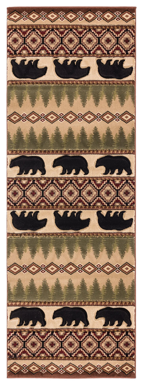United Weavers Cottage Faywood Beige Rug - runner front view