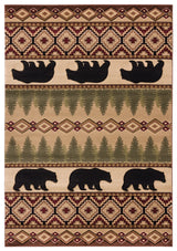 United Weavers Cottage Faywood Beige Rug - front view