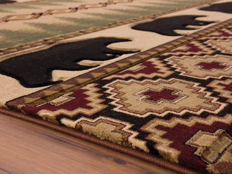 United Weavers Cottage Faywood Beige Rug - pile height detail