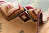 United Weavers Cottage Faywood Beige Rug - side close-up detail