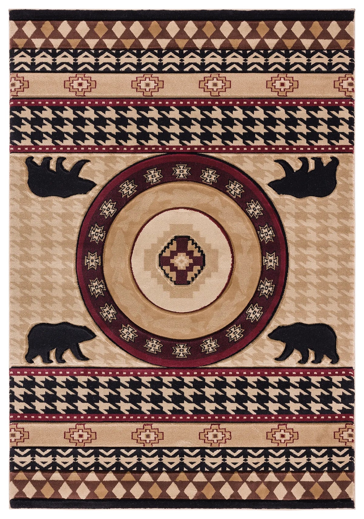 United Weavers Cottage Haven Beige Rug - front view