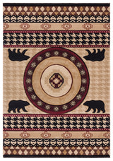 United Weavers Cottage Haven Beige Rug - front view