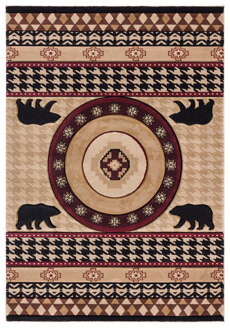 United Weavers Cottage Haven Beige Rug - front view