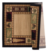 United Weavers Cottage Homestead Beige Rug - backing detail
