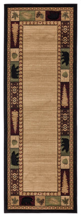 United Weavers Cottage Homestead Beige Rug - runner front view