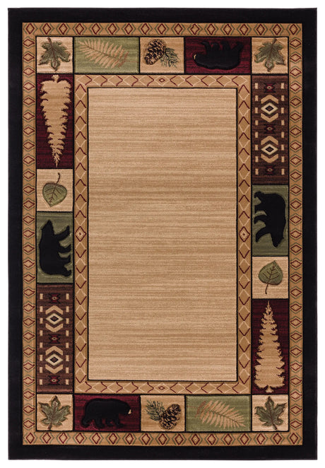 United Weavers Cottage Homestead Beige Rug - front view