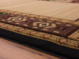 United Weavers Cottage Homestead Beige Rug - pile height detail