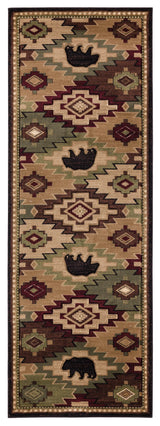 United Weavers Cottage Legacy Multi Rug - runner front view