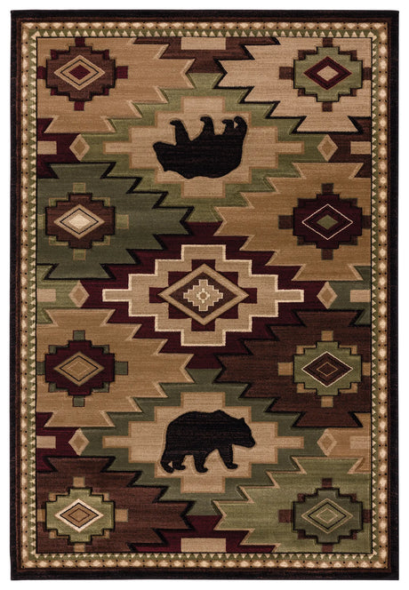 United Weavers Cottage Legacy Multi Rug - front view