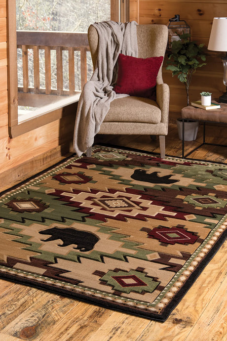 United Weavers Cottage Legacy Multi Rug - room scene