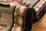 United Weavers Cottage Legacy Multi Rug - side close-up detail