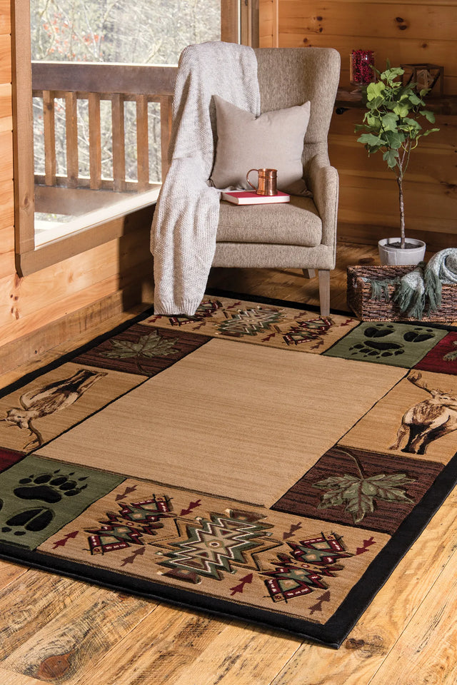 United Weavers Cottage Maddox Beige Rug - room scene
