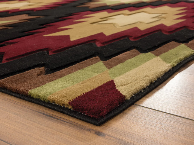 United Weavers Cottage Navajo Multi Rug - second angle view