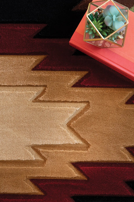 United Weavers Cottage Navajo Multi Rug - close-up detail