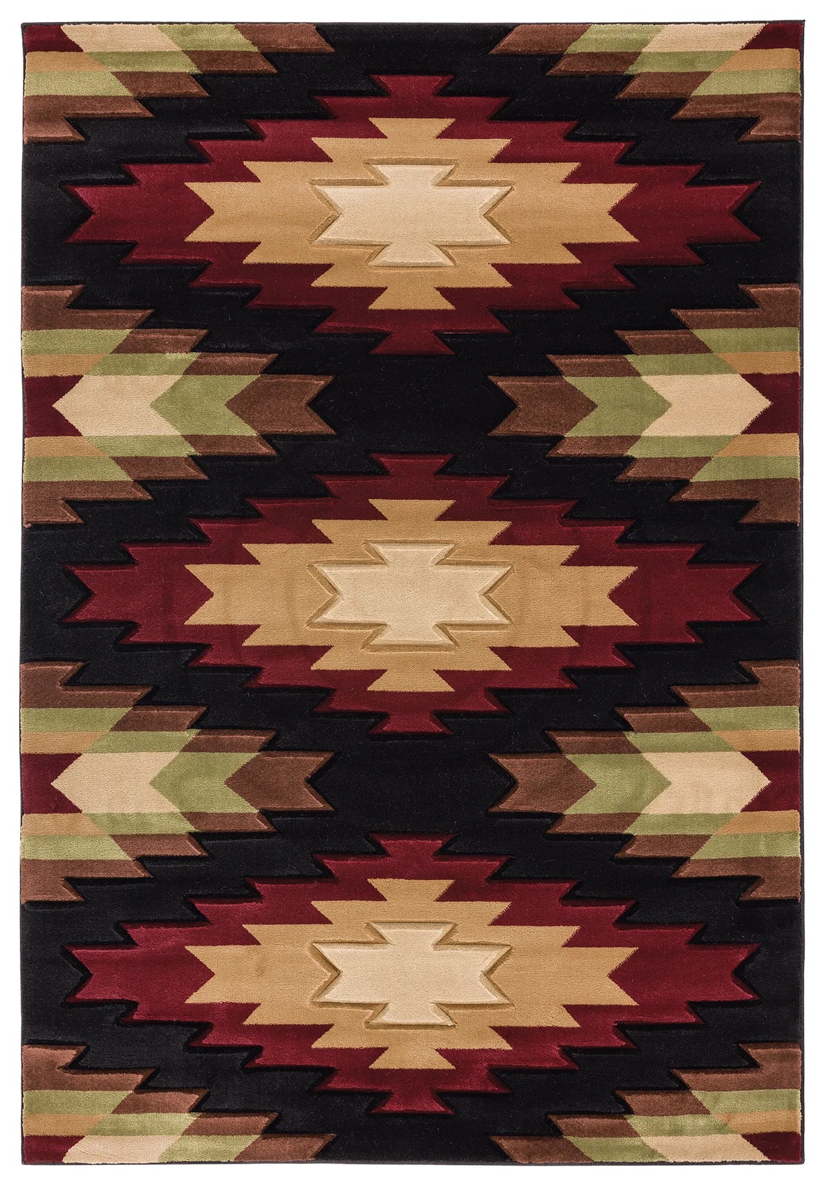 United Weavers Cottage Navajo Multi Rug - front view