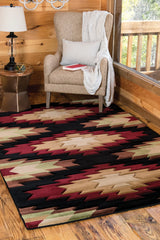 United Weavers Cottage Navajo Multi Rug - room scene