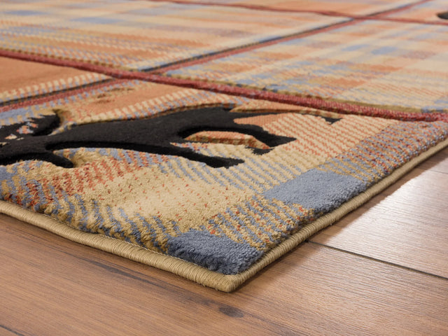 United Weavers Cottage Nomad Multi Rug - second angle view