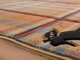 United Weavers Cottage Nomad Multi Rug - pile height detail