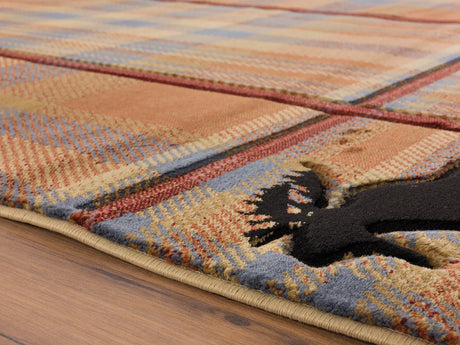 United Weavers Cottage Nomad Multi Rug - pile height detail
