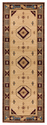 United Weavers Cottage Pelican Park Beige Rug - runner front view