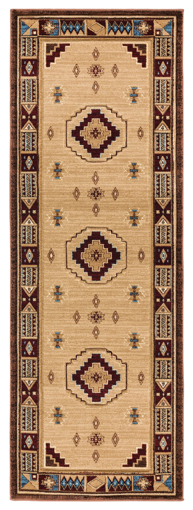 United Weavers Cottage Pelican Park Beige Rug - runner front view