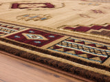 United Weavers Cottage Pelican Park Beige Rug - pile height detail