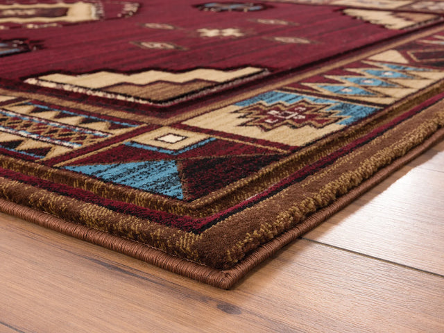United Weavers Cottage Pelican Park Burgundy Rug - second angle view