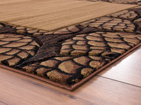 United Weavers Cottage Pine Border Beige Rug - second angle view