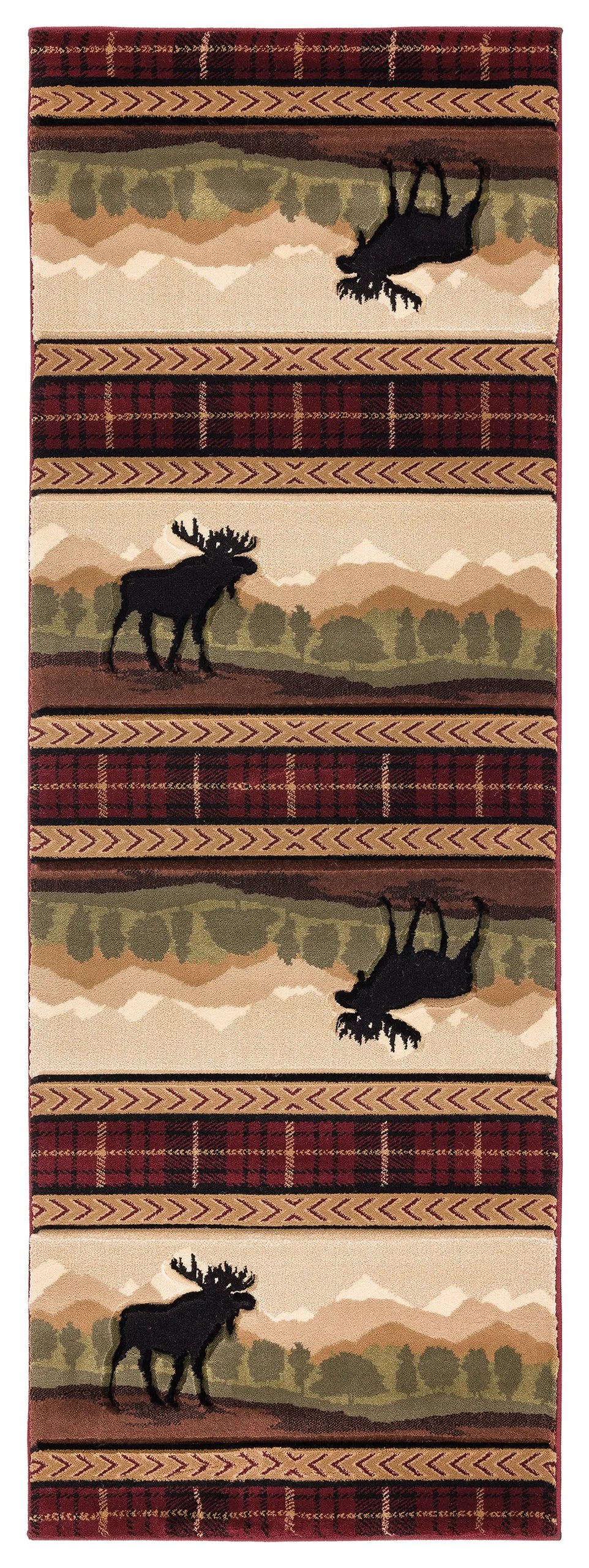 United Weavers Cottage Rose Hill Beige Rug - runner front view