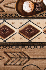 United Weavers Cottage Timberland Beige Rug - close-up detail
