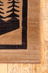 United Weavers Cottage Treetops Beige Rug - angle view