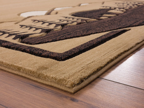 United Weavers Cottage Treetops Beige Rug - second angle view