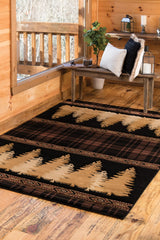 United Weavers Cottage Woodland Brown Rug - room scene