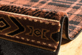 United Weavers Cottage Woodland Brown Rug - side close-up detail